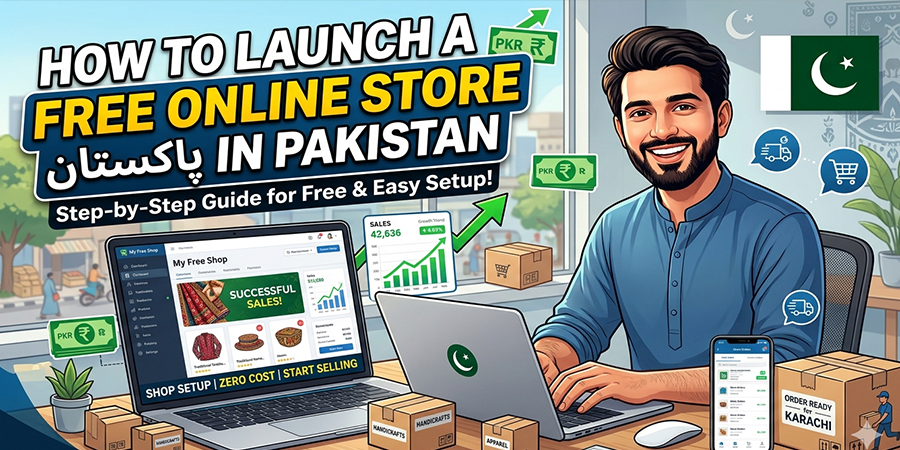 How to Launch a Free Online Store in Pakistan and Skyrocket Your Sales 1 How to Launch a Free Online Store in Pakistan-eShowcase