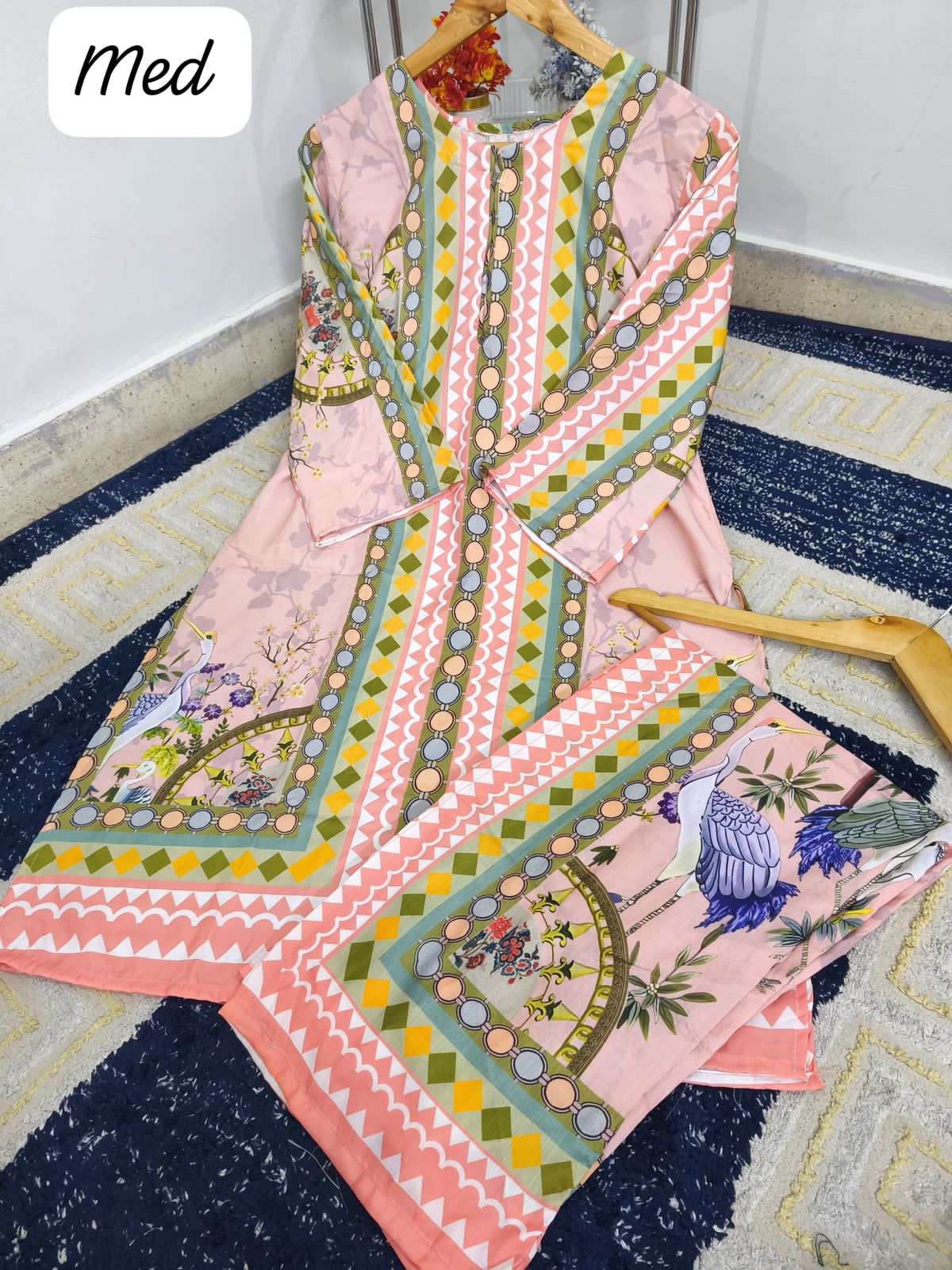 Swiss Lawn 2pc Suit